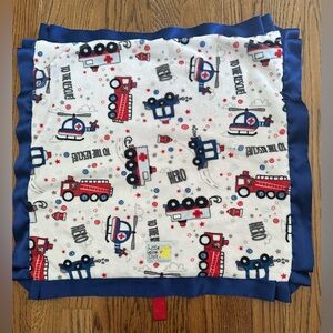 Firefighter and Police Baby Blanket Lovie